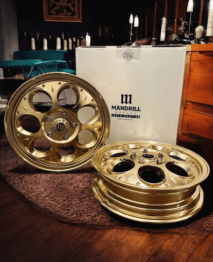 Mandrill Vespa Jant Seti Roma Gold | Vespa GTS/GTS Super/GTV/GT 60/GT/GT L 125-300cc