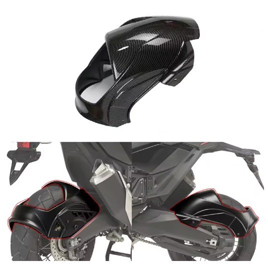Honda X-ADV 750 İçin Uyumlu Karbon Arka Çamurluk Hugger Guard
