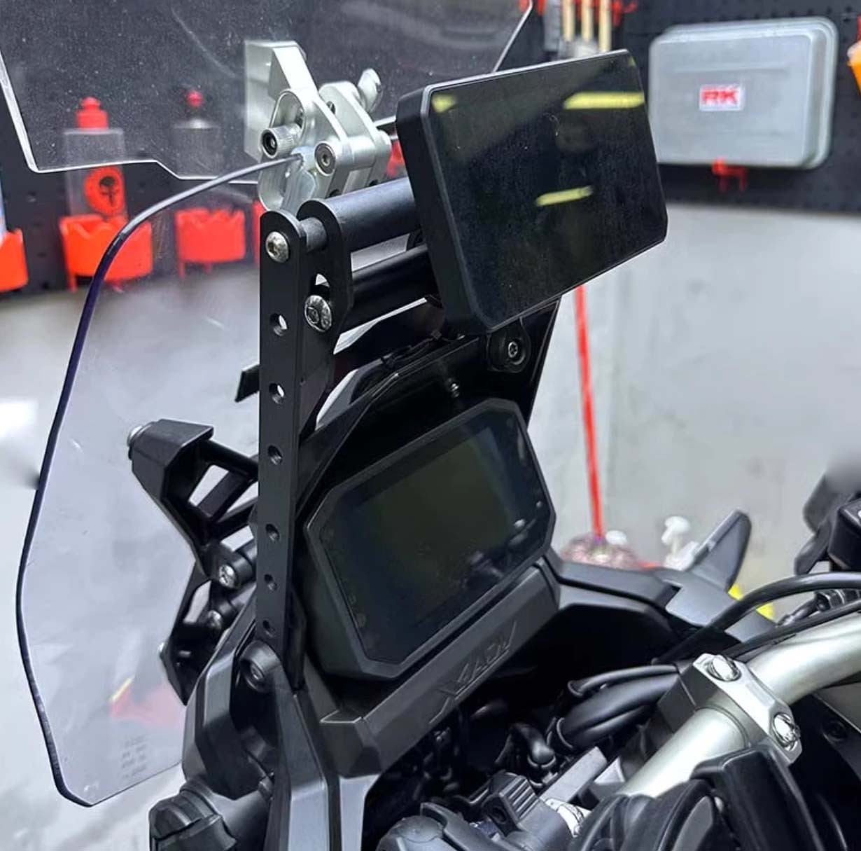 Honda X-ADV 750 İçin Telefon - Navigasyon - GPS Tutucu Bar Navigasyon Bar Telefon Tutucu