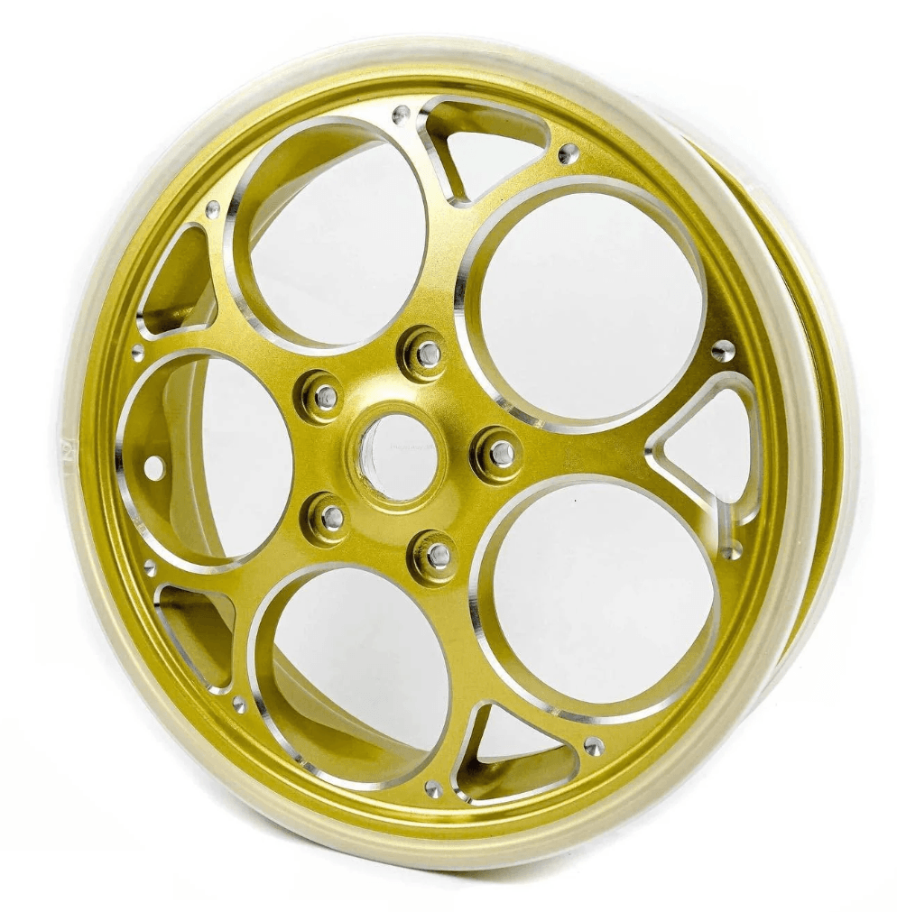 CNC Jant Seti Gold Renk Vespa GTS/GTS Super/GTV/GT 60/GT/GT L 125-300cc Uyumlu