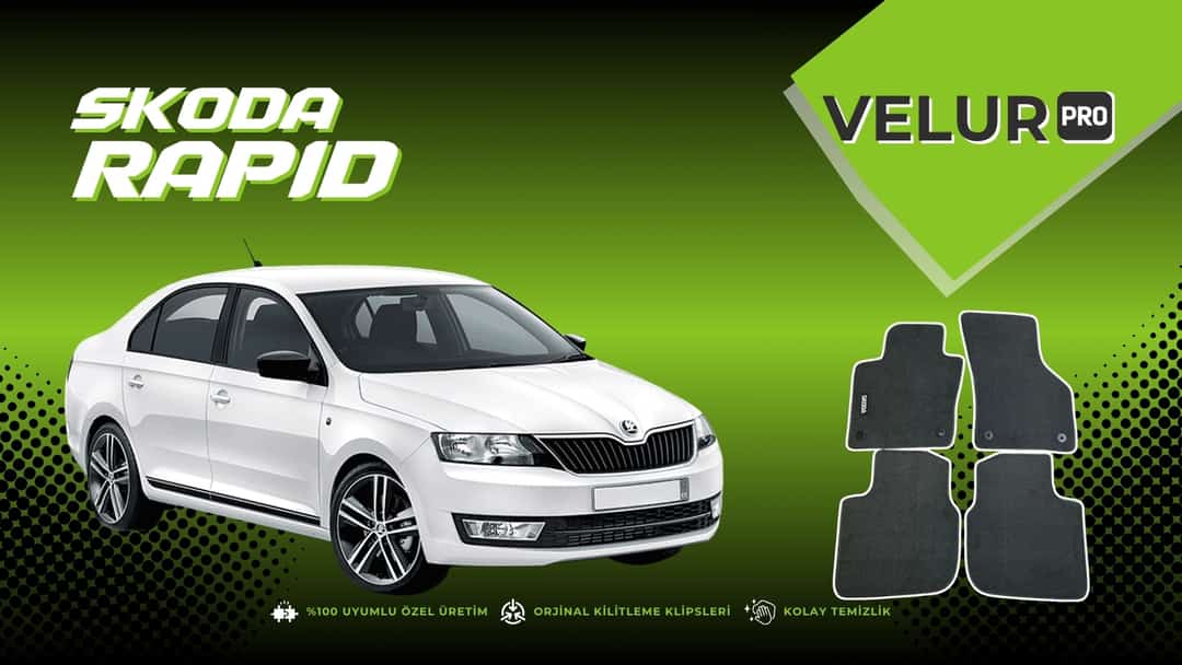 Skoda Rapid Halı Paspas
