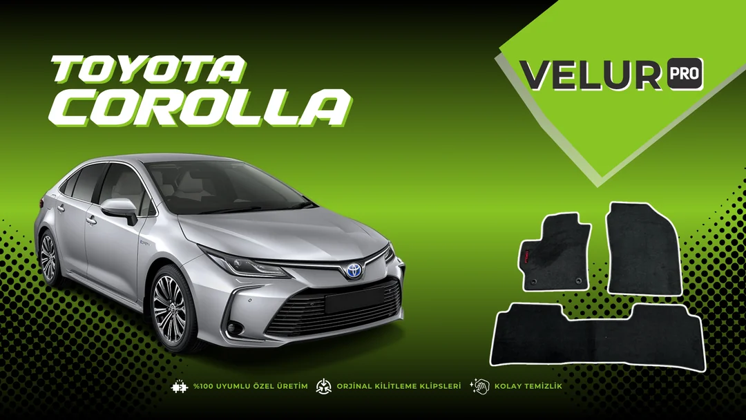 Toyota Corolla Velur Paspas
