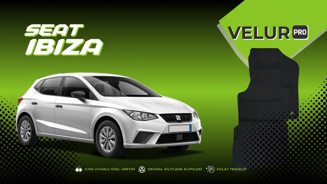 Seat Ibiza Velur Halı Paspas