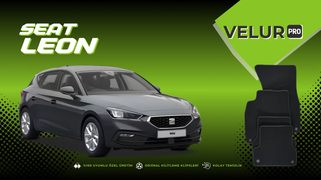 Seat Leon Velur Halı Paspas