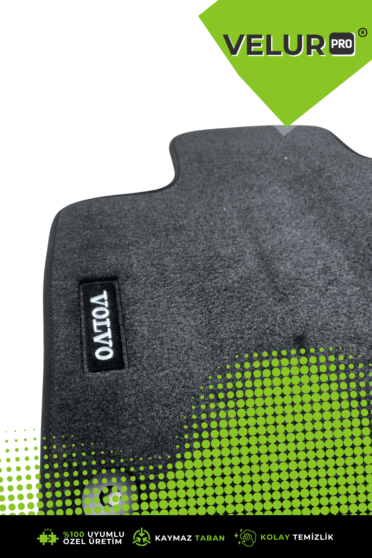 Velurpro Volvo XC 90 2016 Sonrası Araca Özel Halı Paspas Araba Halısı Oto Paspas