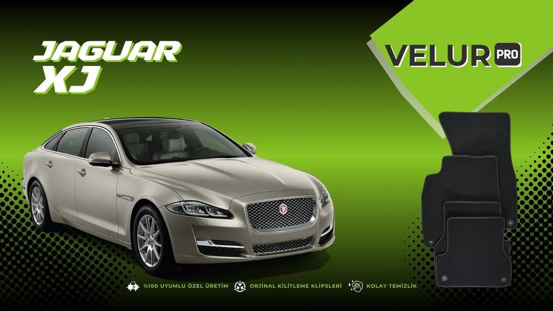 Jaguar XJ Velur Halı Paspas