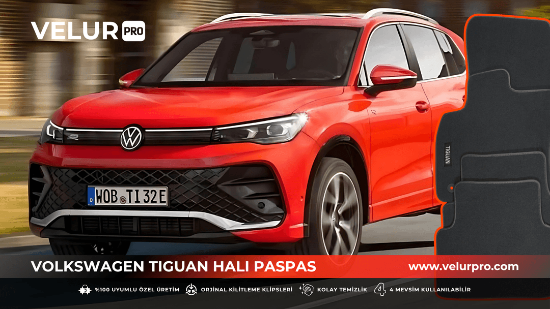 Velurpro Volkswagen Tiguan Halı Paspas Modelleri