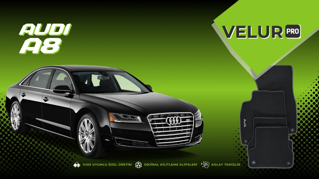 Audi A8 Halı Paspas