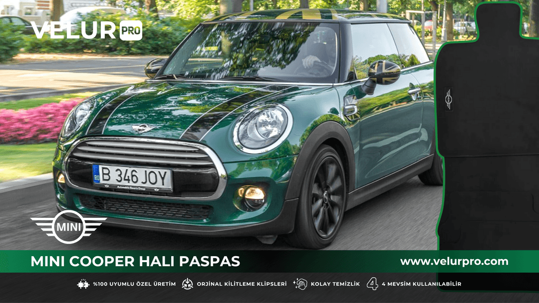 Velurpro Mini Cooper Halı Paspas