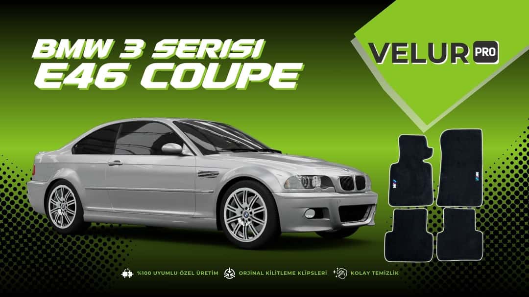 Bmw E46 Coupe Halı Paspas