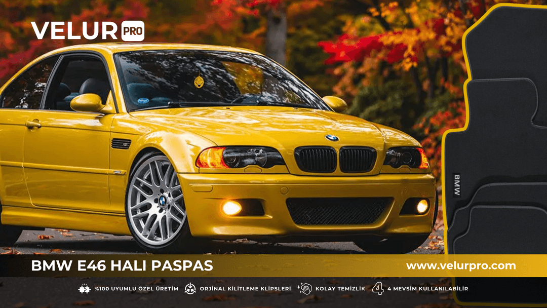 Velurpro Bmw E46 Halı Paspas