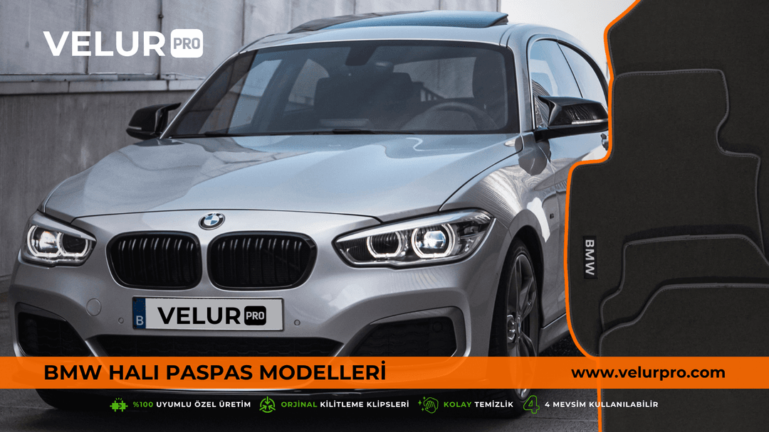 VelurPRO Bmw halı paspas modelleri