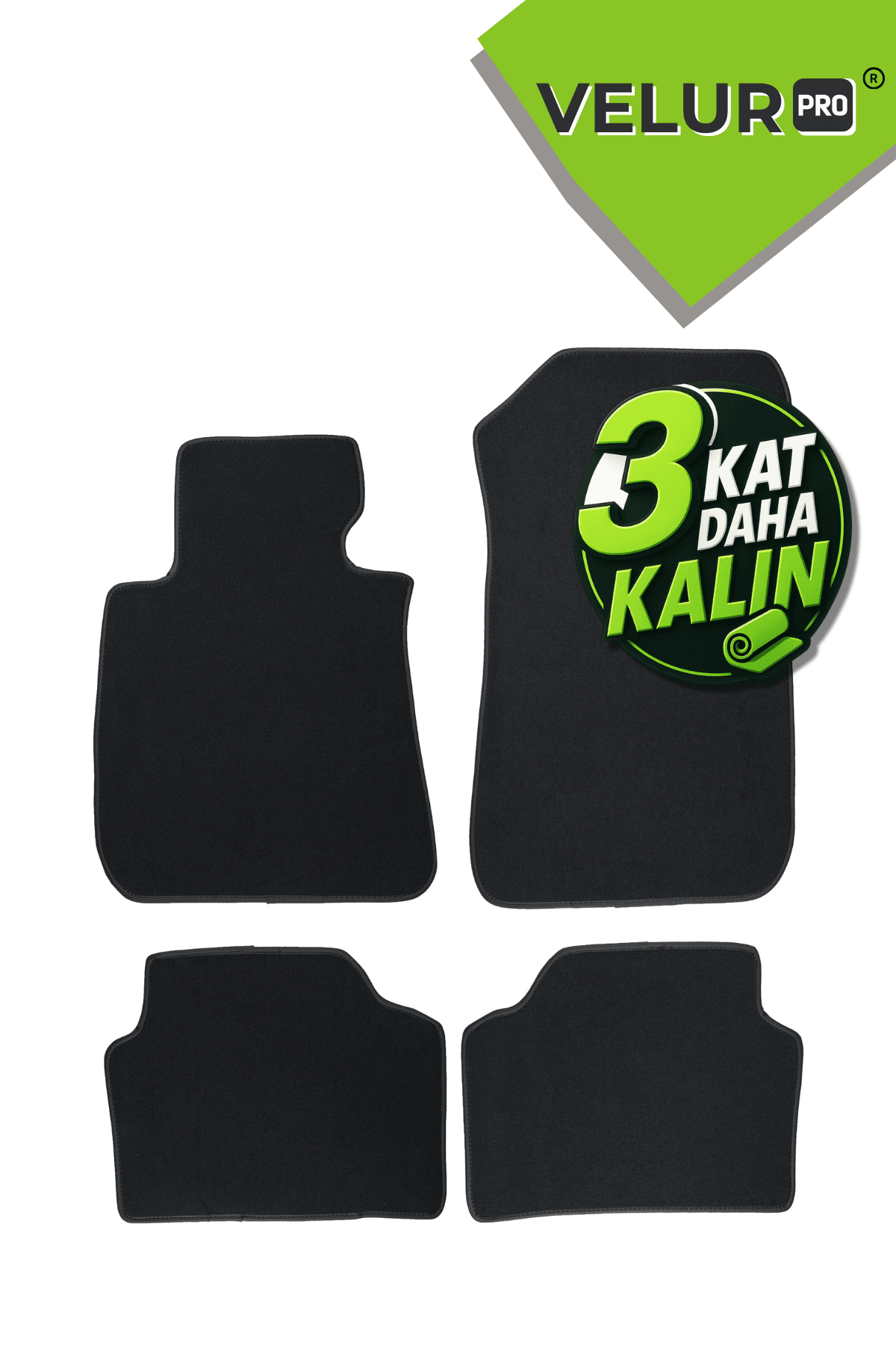 VelurPro Ford KA 1996-2008 Araca Özel Halı Paspas Araba Halısı Oto Paspas