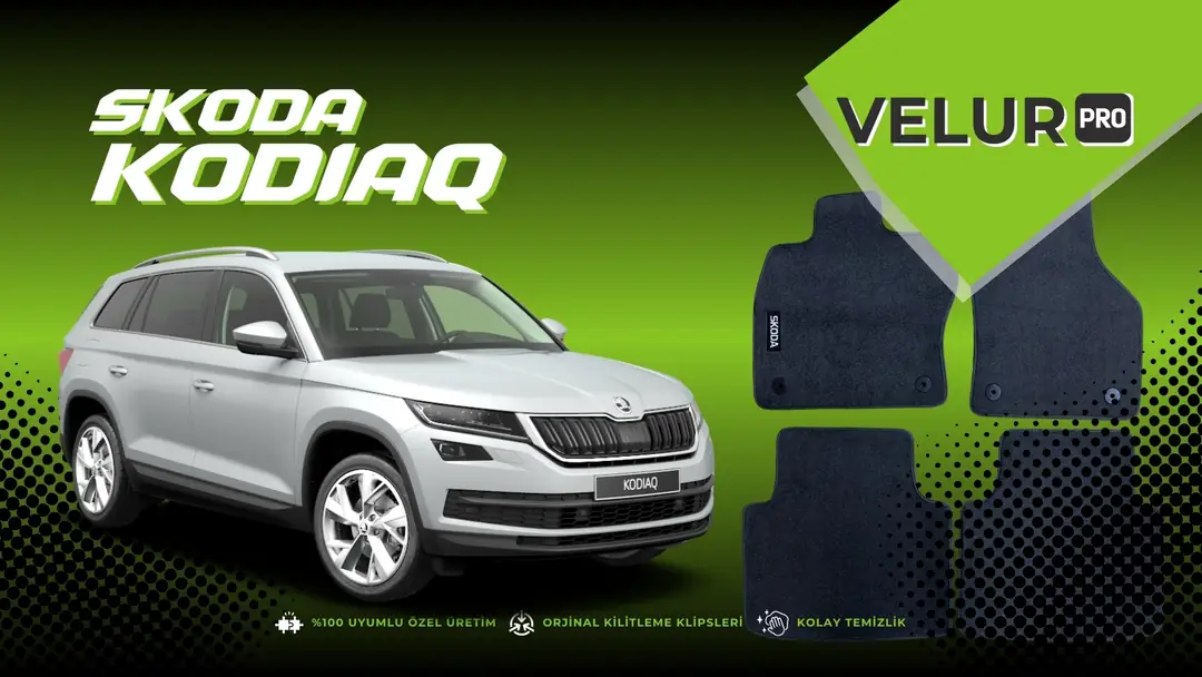 Skoda Kodiaq Velur Paspas