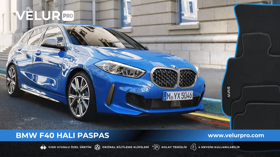 Velurpro Bmw 1 Serisi F40 Halı Paspas