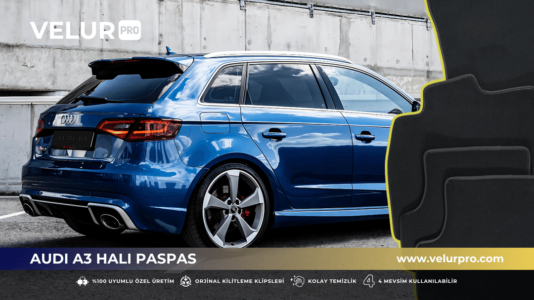 VELURPRO Audi A3 Halı Paspas