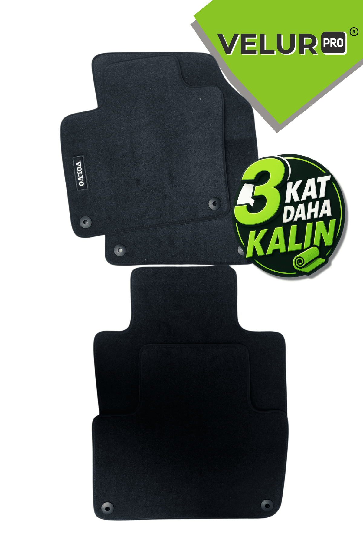 Velurpro Volvo XC 90 2016 Sonrası Araca Özel Halı Paspas Araba Halısı Oto Paspas