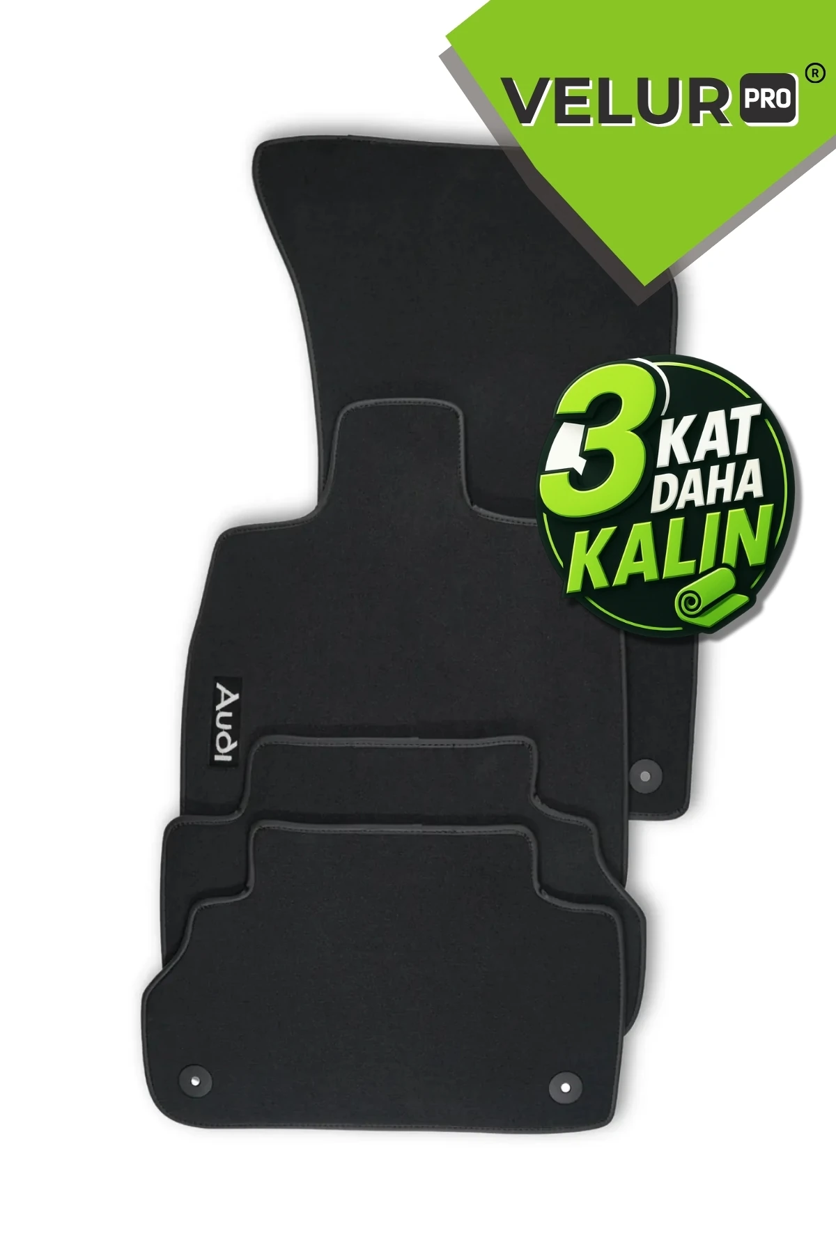 VelurPro Audi TT 2015 Sonrası Araca Özel Halı Paspas Araba Halısı Oto Paspas