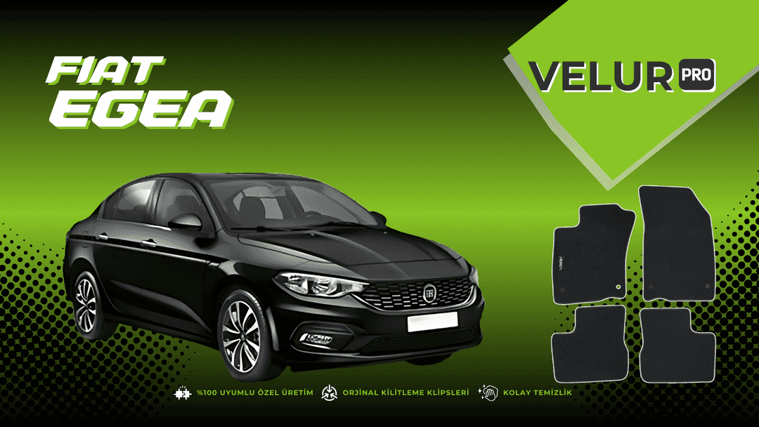 Fiat Egea Velur Halı Paspas