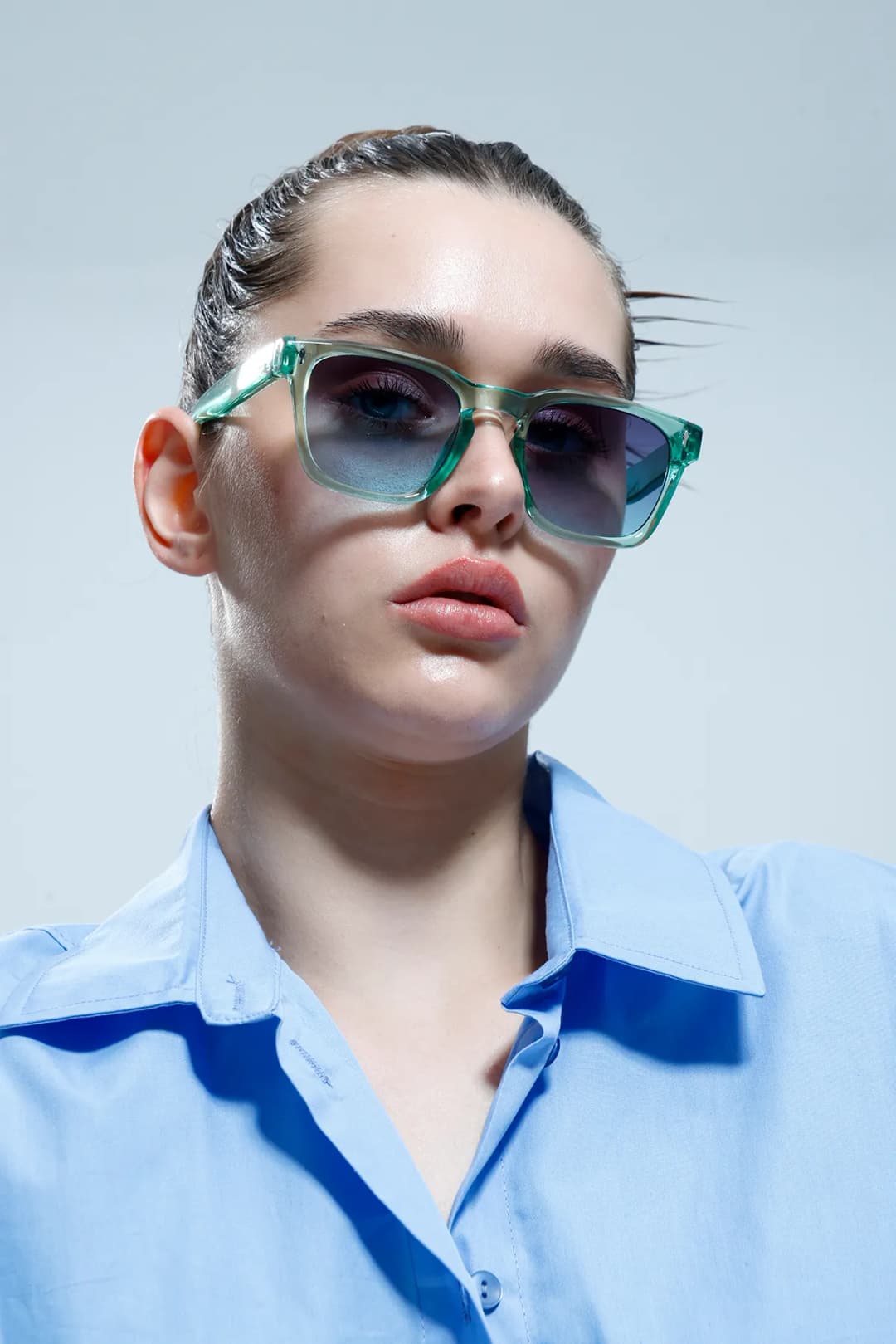 Renkli Camlı Gözlükler Kadın - Moonmee