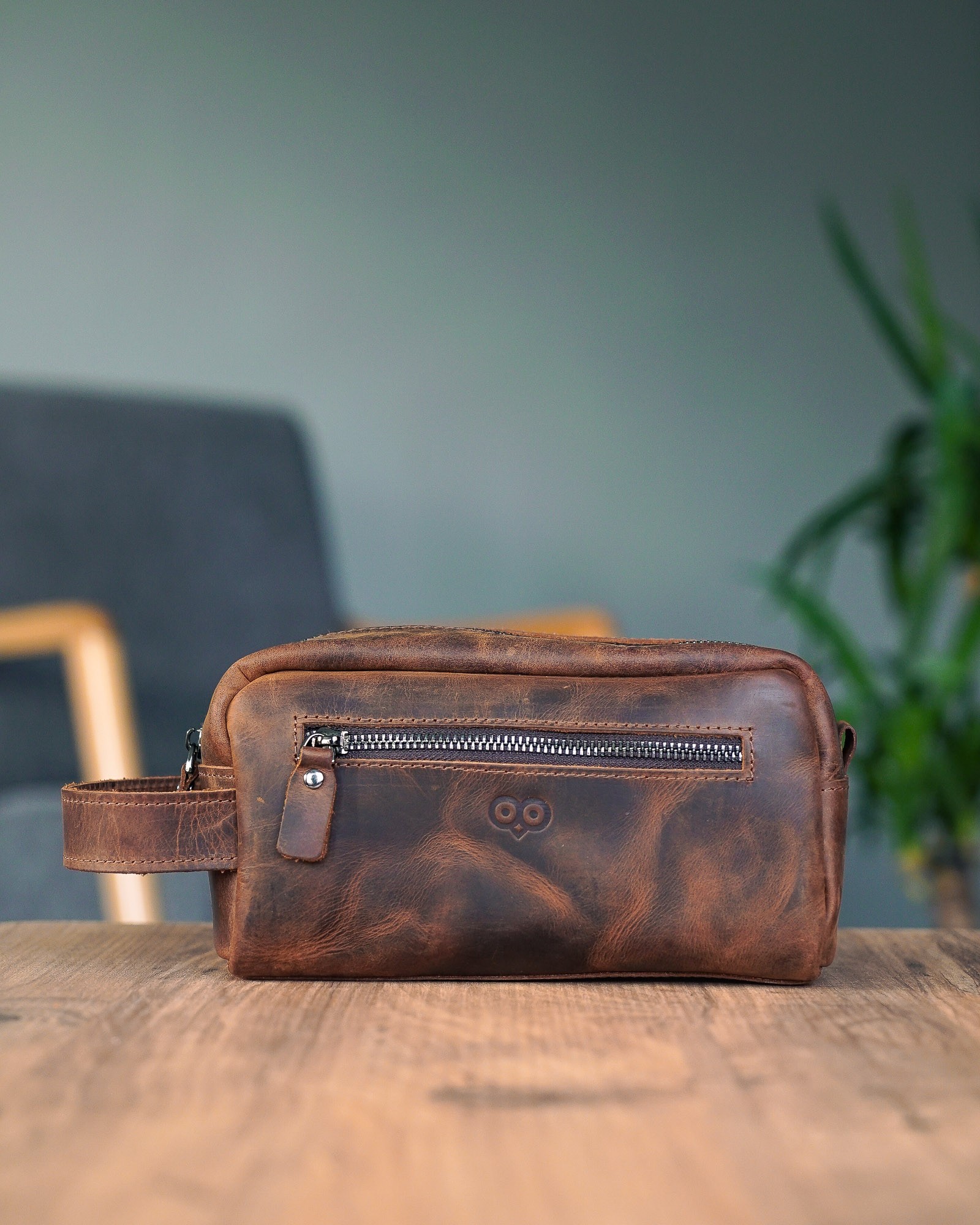 Liner Dopp Kit Medium - Kestane