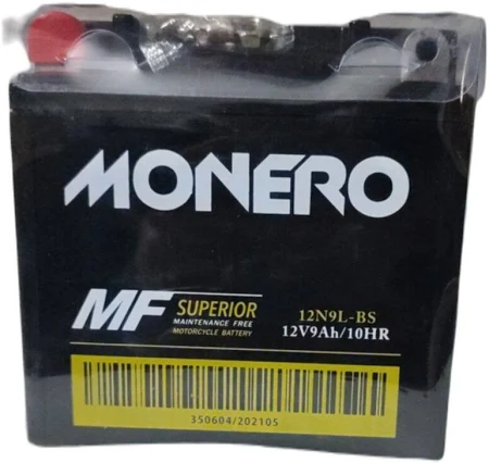 MOTOSİKLET AKÜSÜ MONERO AKÜ 12N9L - BS - RUS - JAWA - MZ 137*76*134
