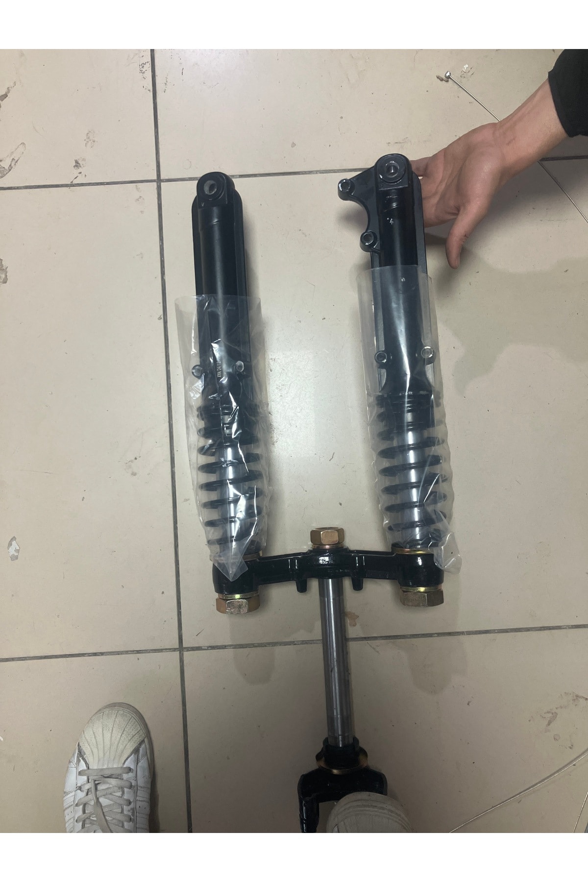 E-Bike 3 Tekerlekli Ön Amortisor Takımı Uzunluk 70 Kalınlık 37mm