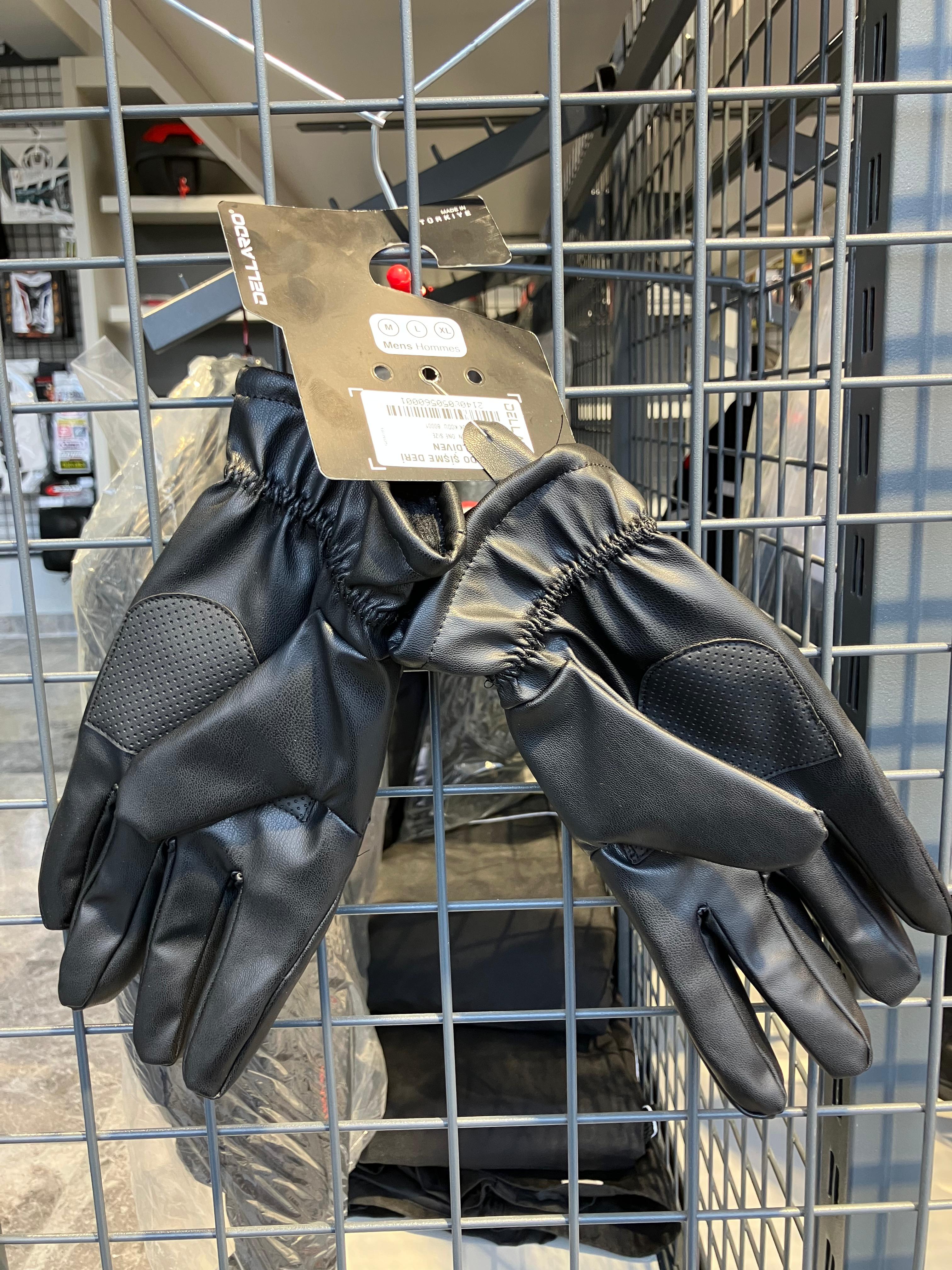 Motosiklet Eldiveni Deri Kışlık