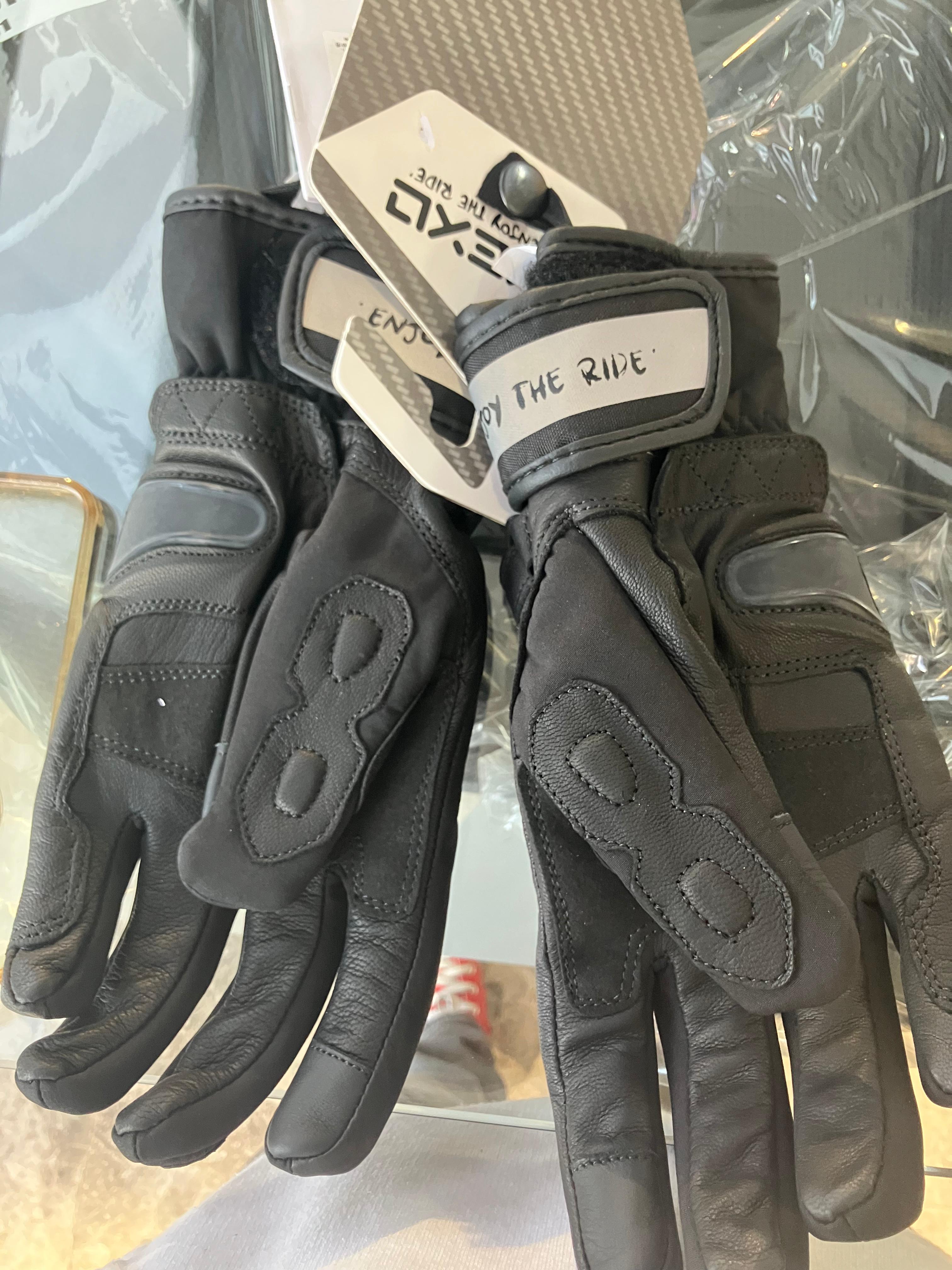 Vexo Kışlık Motosiklet Eldiveni Siyah İç Dış Korumalı ( Suya ve Rüzgara Dayanıklı )