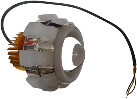 MOTOSİKLET ÇAKARI ETRAFI ANGEL'LI LED SİS LAMBASI [YUVARLAK]