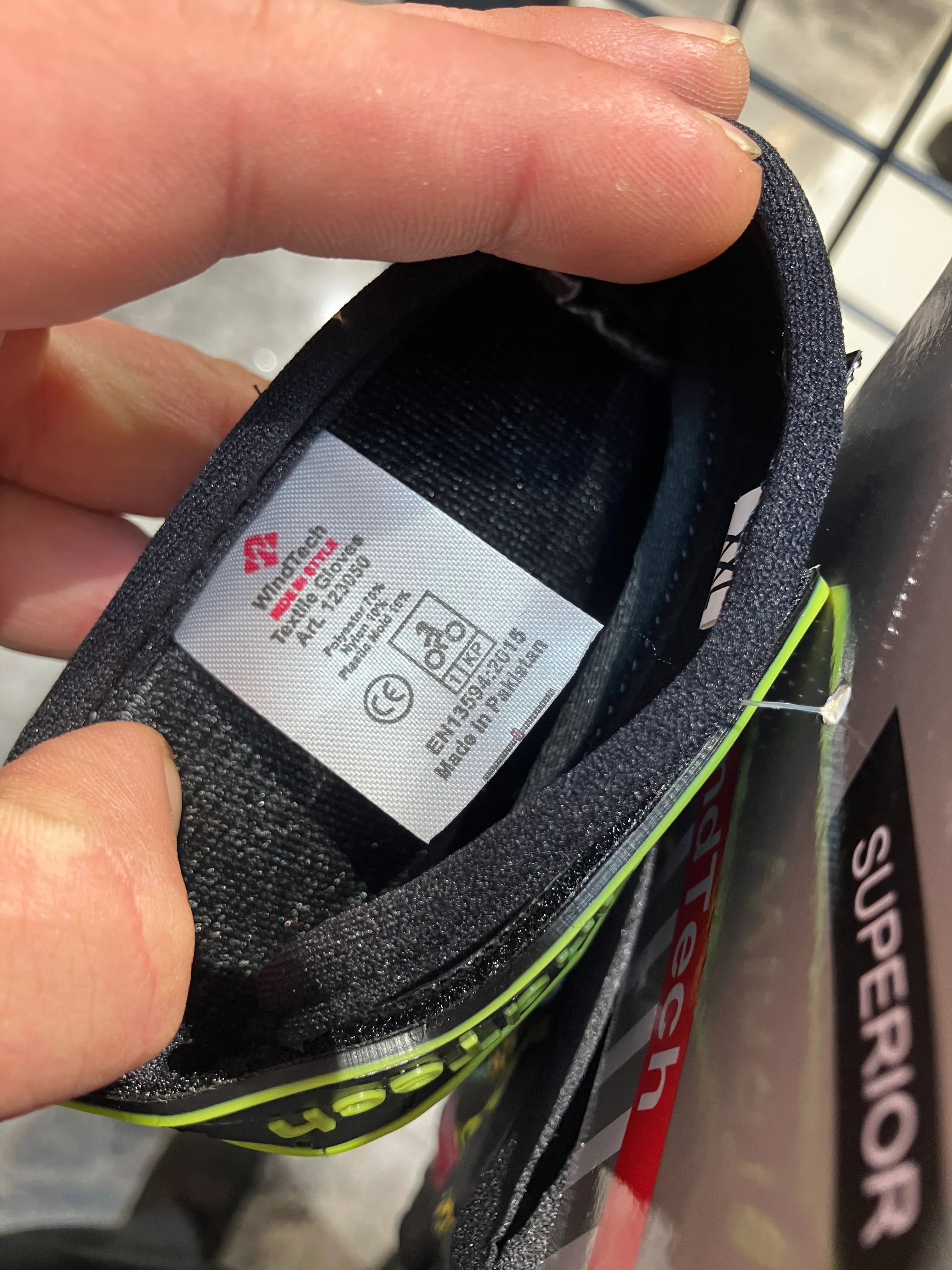 Motosiklet Eldiveni Windtech Sarı Kamuflaj Desen ( EN BELGELİ )