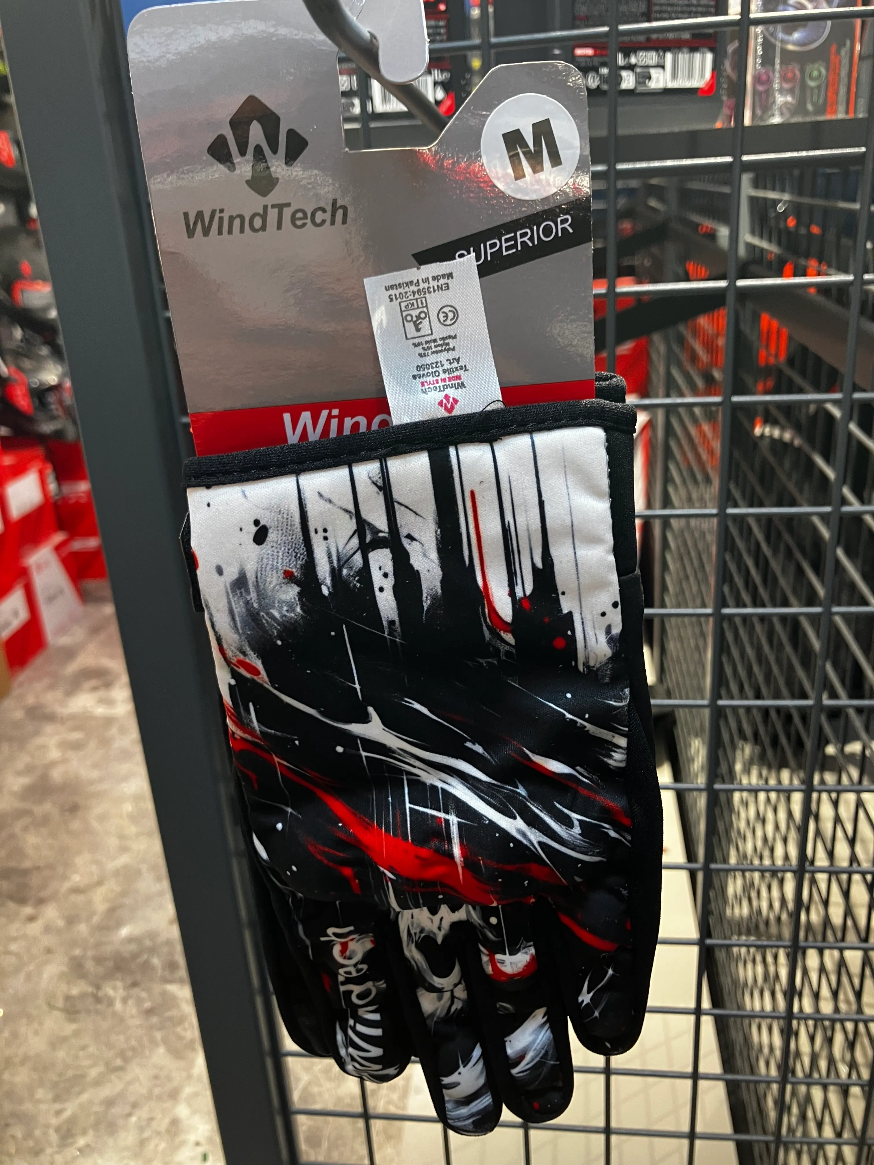 Motosiklet Eldiveni Windtech Desenli ( EN BELGELİ )