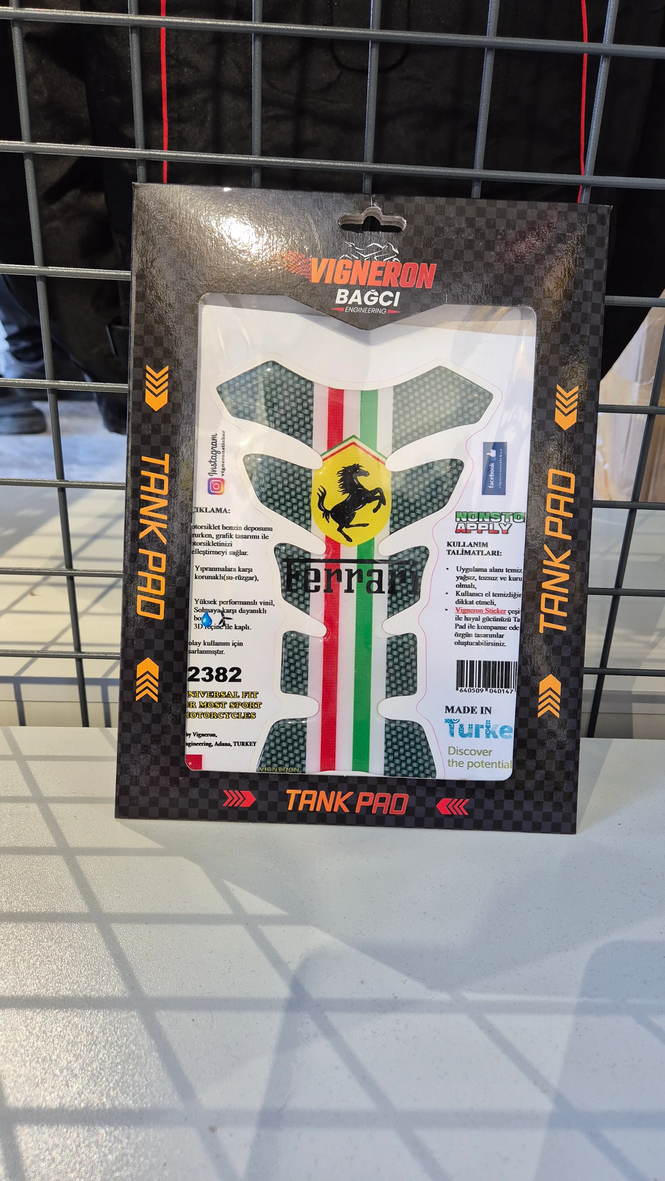 Motosiklet Tank Pad Modifiye Universal