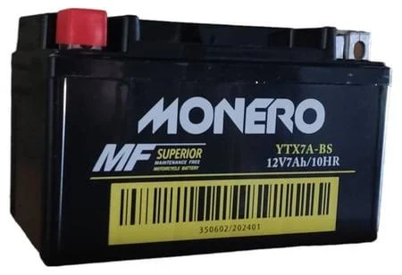 MOTOSİKLET AKÜSÜ MONERO AKÜ JELLİ YTX7A - BS - SCOOTER 150*87*94