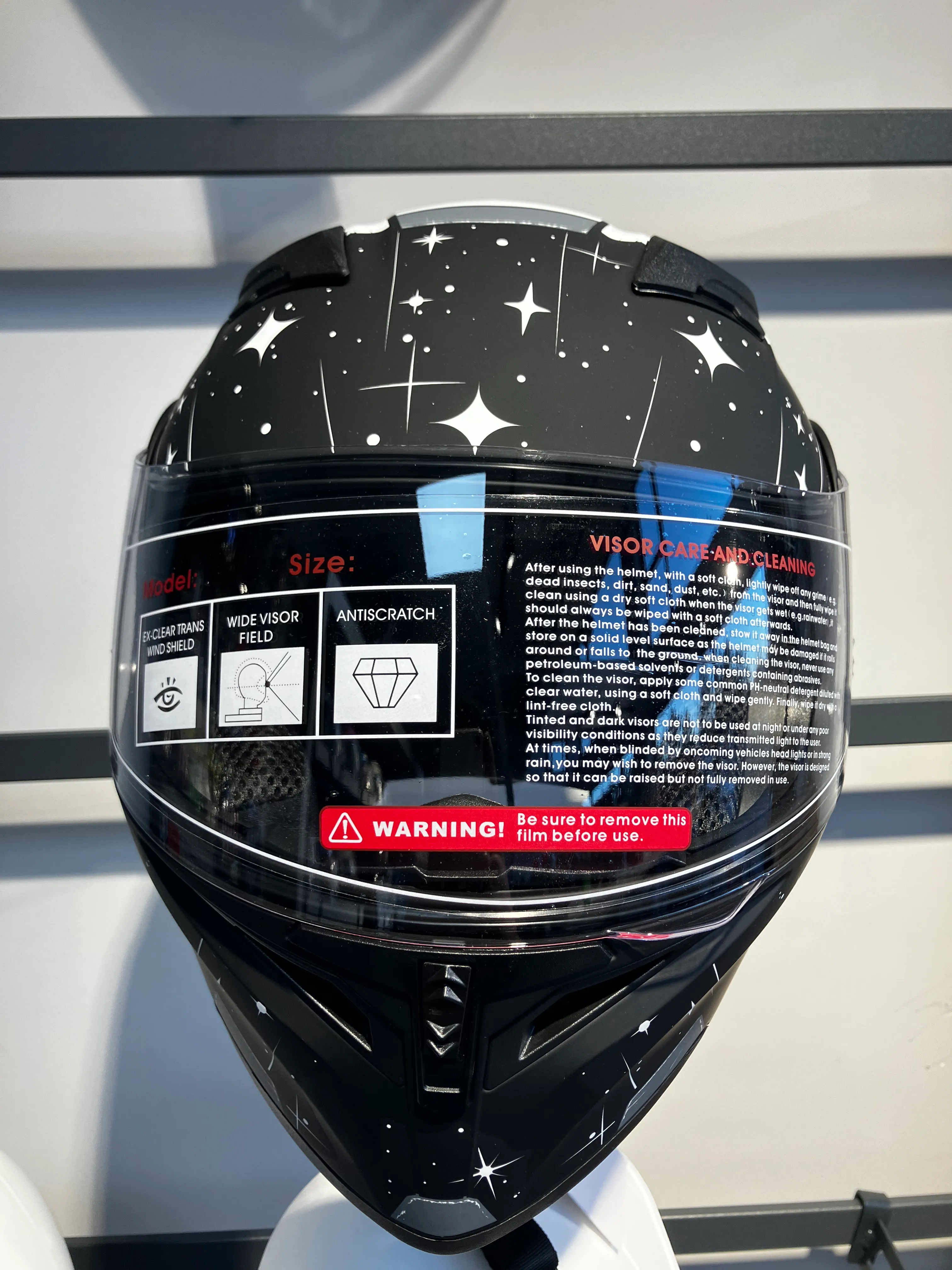 Motosiklet Kaskı - Jeikai Space 2 - Çene Açılır - Güneş Vizörlü - Çene pedli 