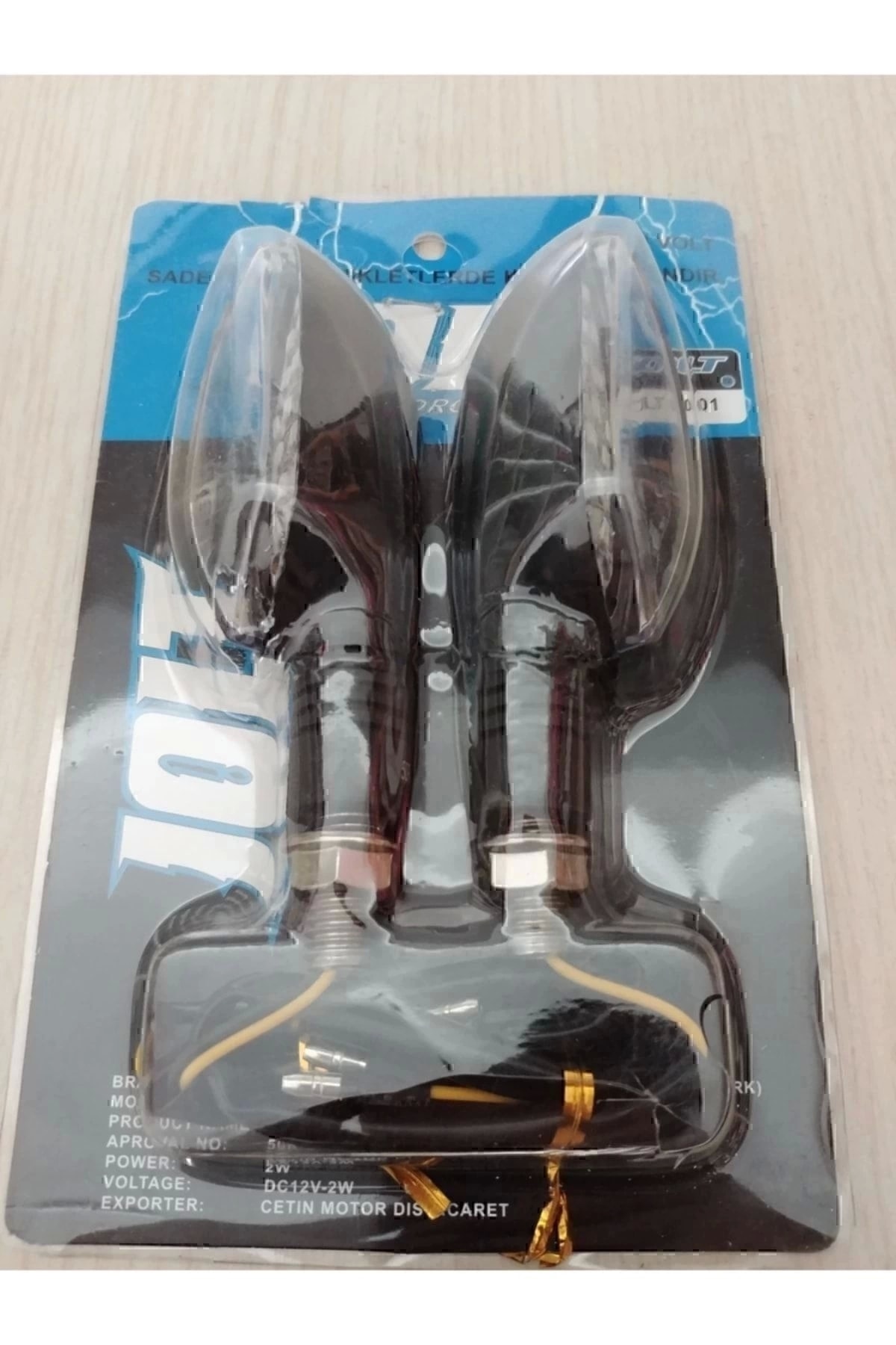 Küba Çita Motosiklet Led Sinyal Sarı Işık 2 Adet