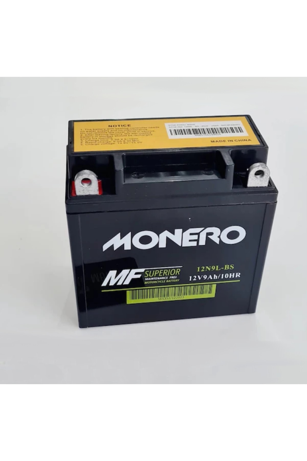 Mondial 125 Drift L Z-ONE 150 Uyumlu  Z-ONE S 180 12v 9a Dik Model Akü