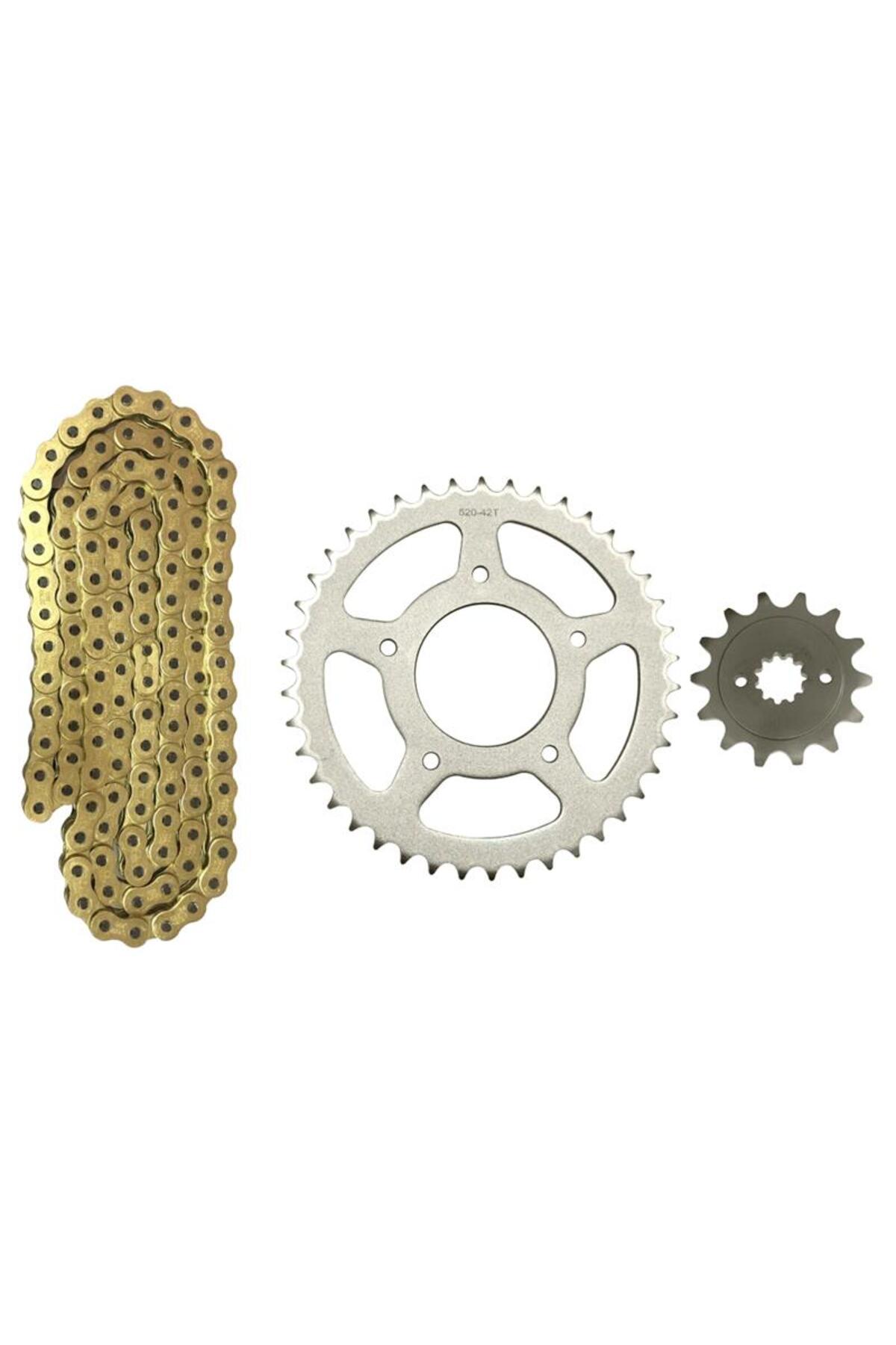 Cf Moto 250 Sr Zincir Dişli Seti Oringli Zincir Gold