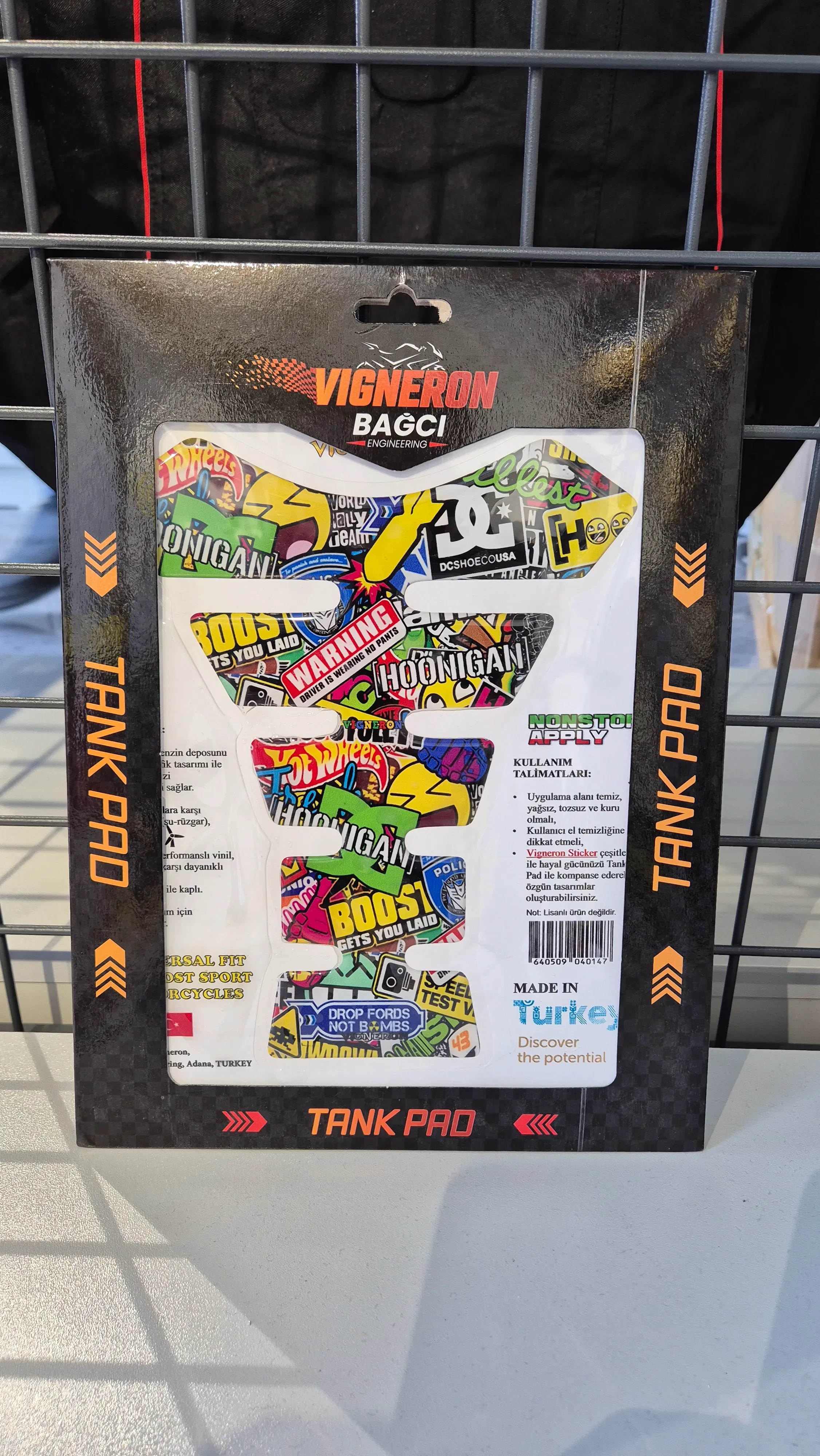 Motosiklet Tank Pad Modifiye Universal