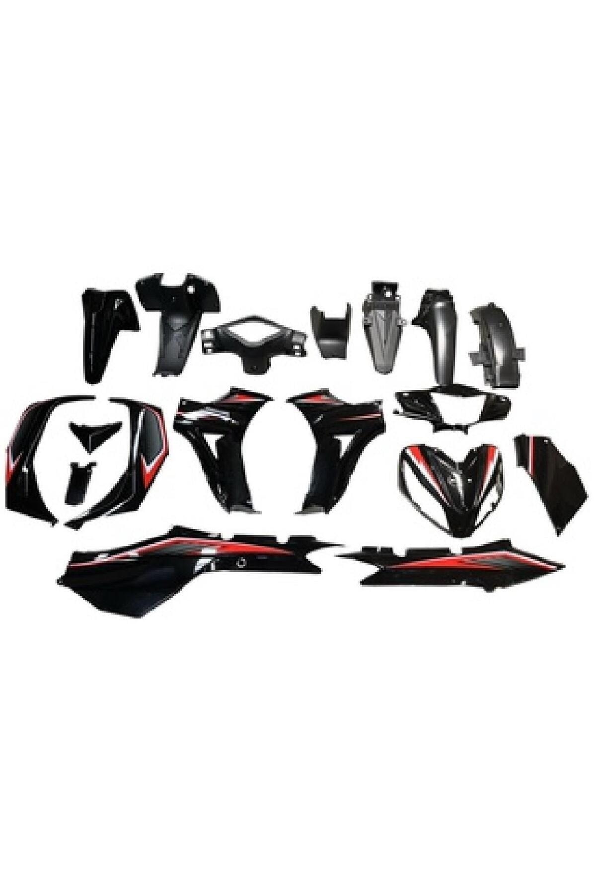 KUBA EGE KAPORTA SETİ KOMPLE 19 PARÇA SİYAH