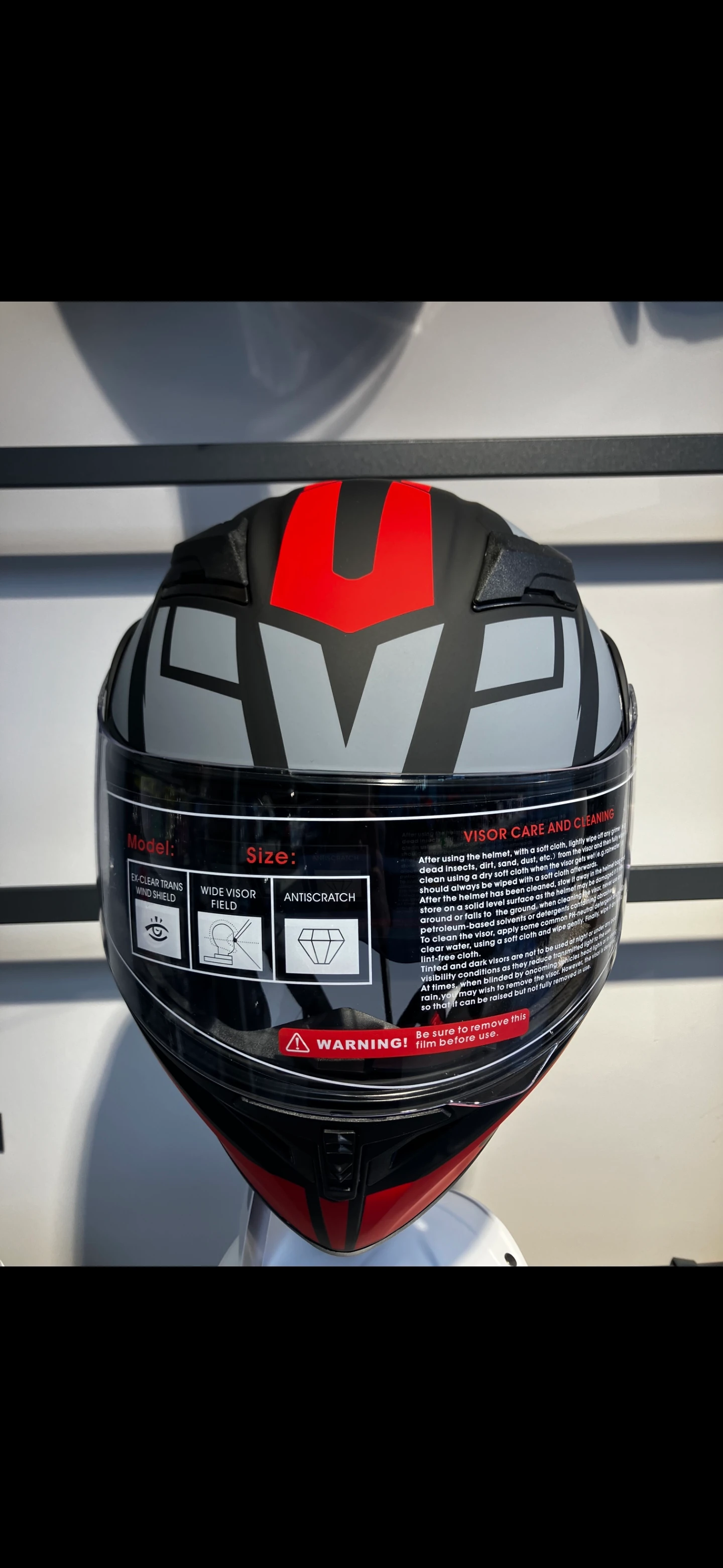 Motosiklet Kaskı - JİEKAİ JK-902 H1 KIRMIZI - Güneş Vizörlü - ÇENE AÇILIR - ÇENE PEDLİ 