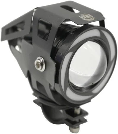 Motosiklet 5 Renk Angelli Çakarlı Led Sis Lambası