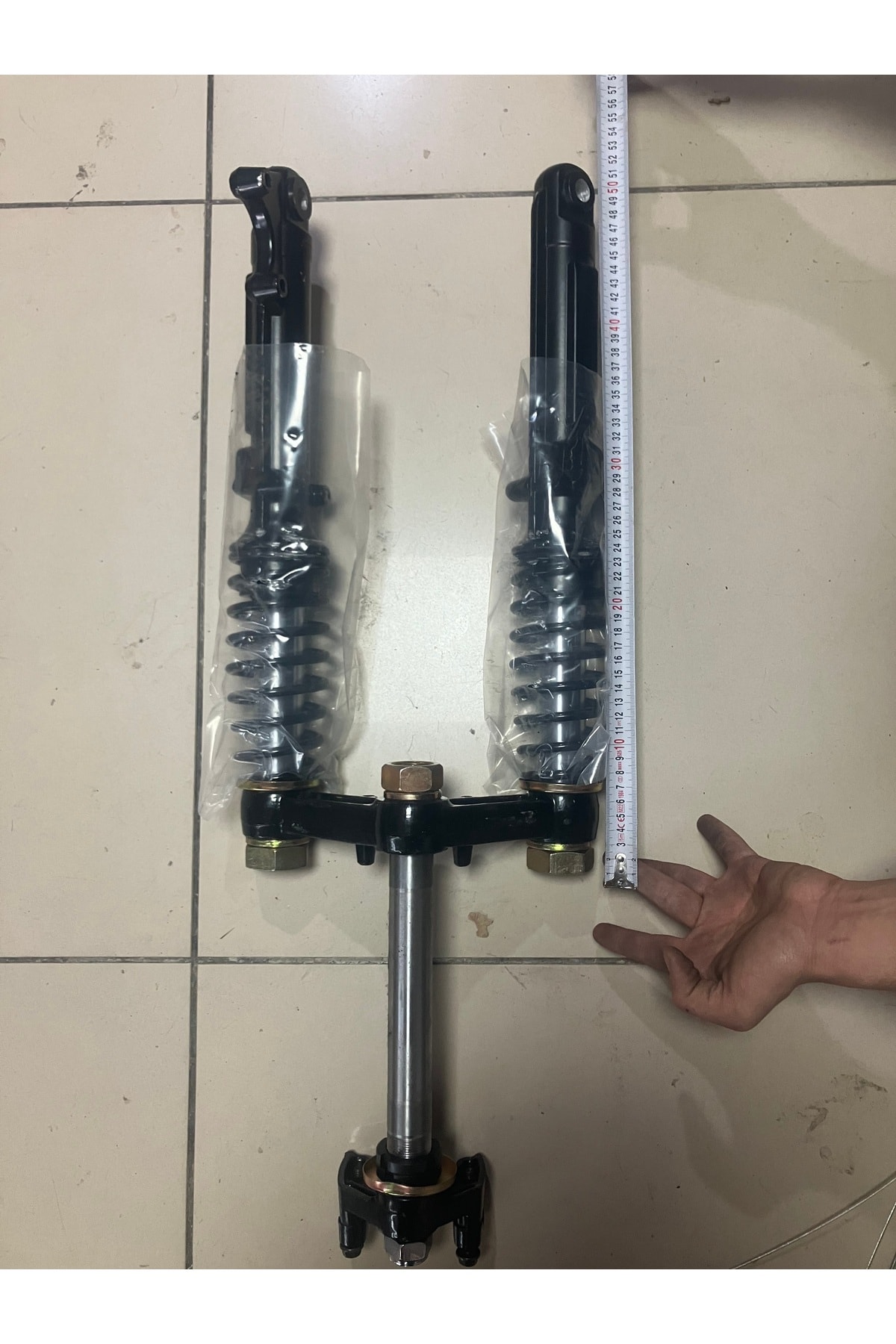E-Bike 3 Tekerlekli Ön Amortisor Takımı Uzunluk 70 Kalınlık 37mm