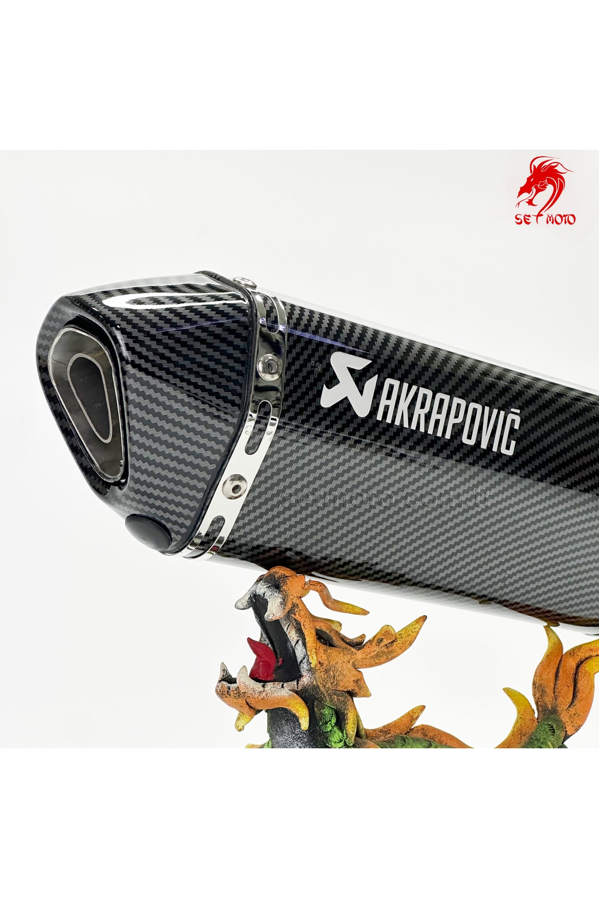Akrapoviç Egzoz Akrep -  Susturuculu - Tok Ses - Performans - 37cm