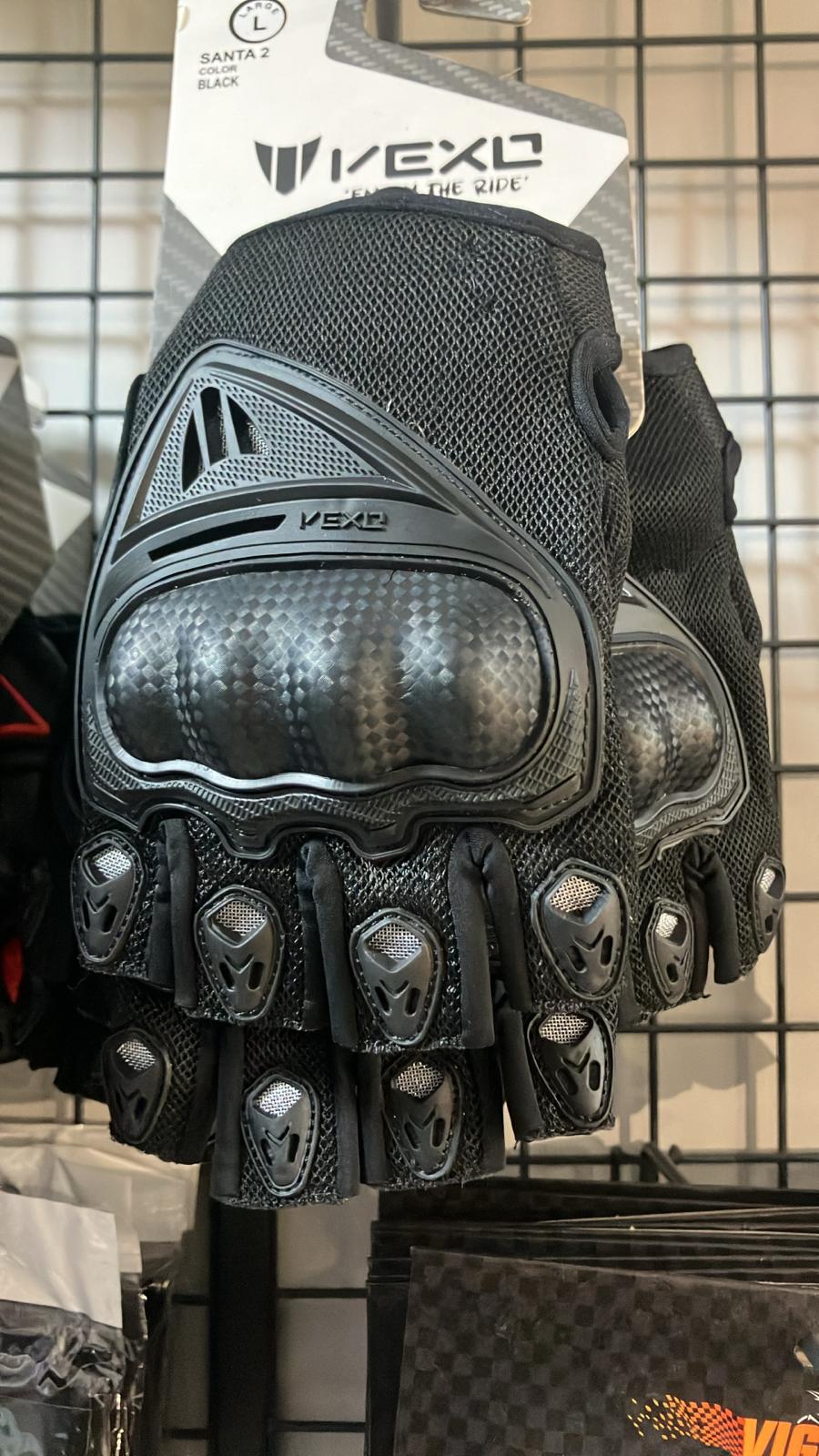 Vexo Yarım Motosiklet Eldiveni İç Dış Korumalı 