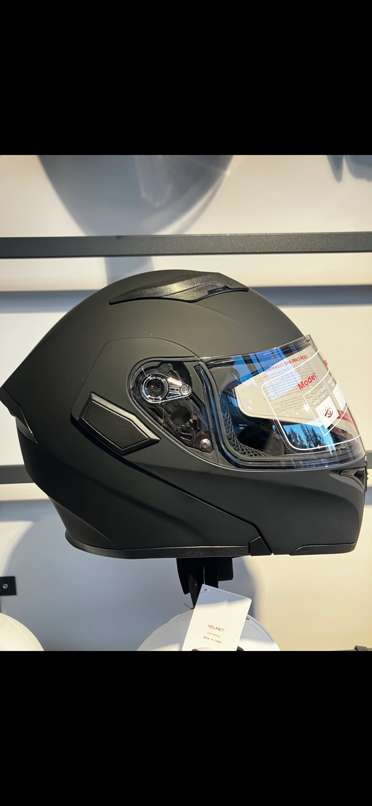 Motosiklet Kask - JİEKAİ JK-902 - Çeneden Açılır - Güneş Vizörlü - Çene pedli 