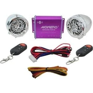 MOTOSİKLET ALARM SETİ VE MP3 RADYO ÇALAR BLUETOOTH M - R KROM