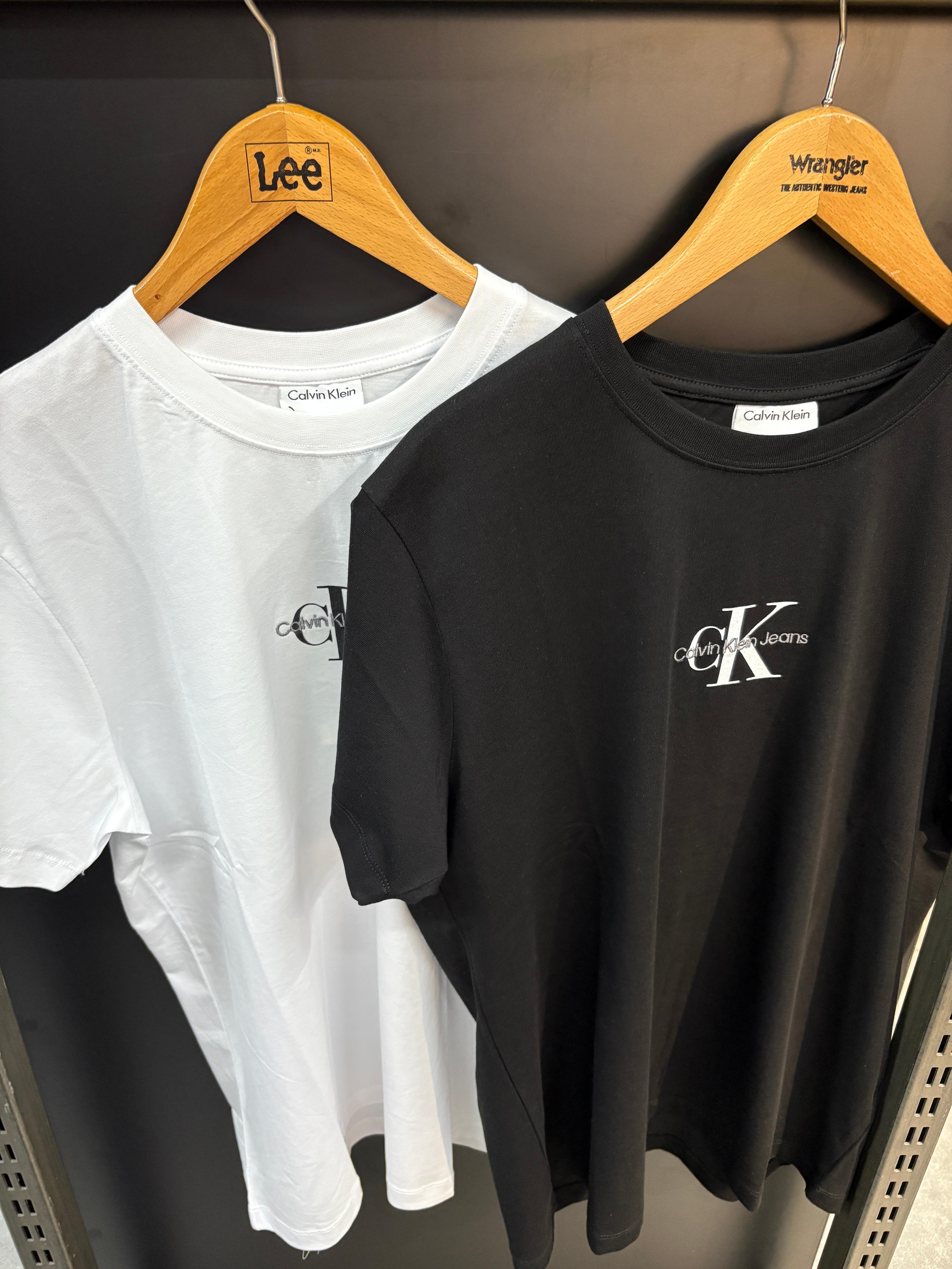 Ck Tişört İkonik Logo Bisiklet Yaka 7172