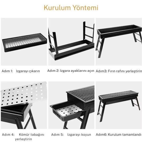 Madfox Cookout Portatif Katlanır Bbq Mangal 547305