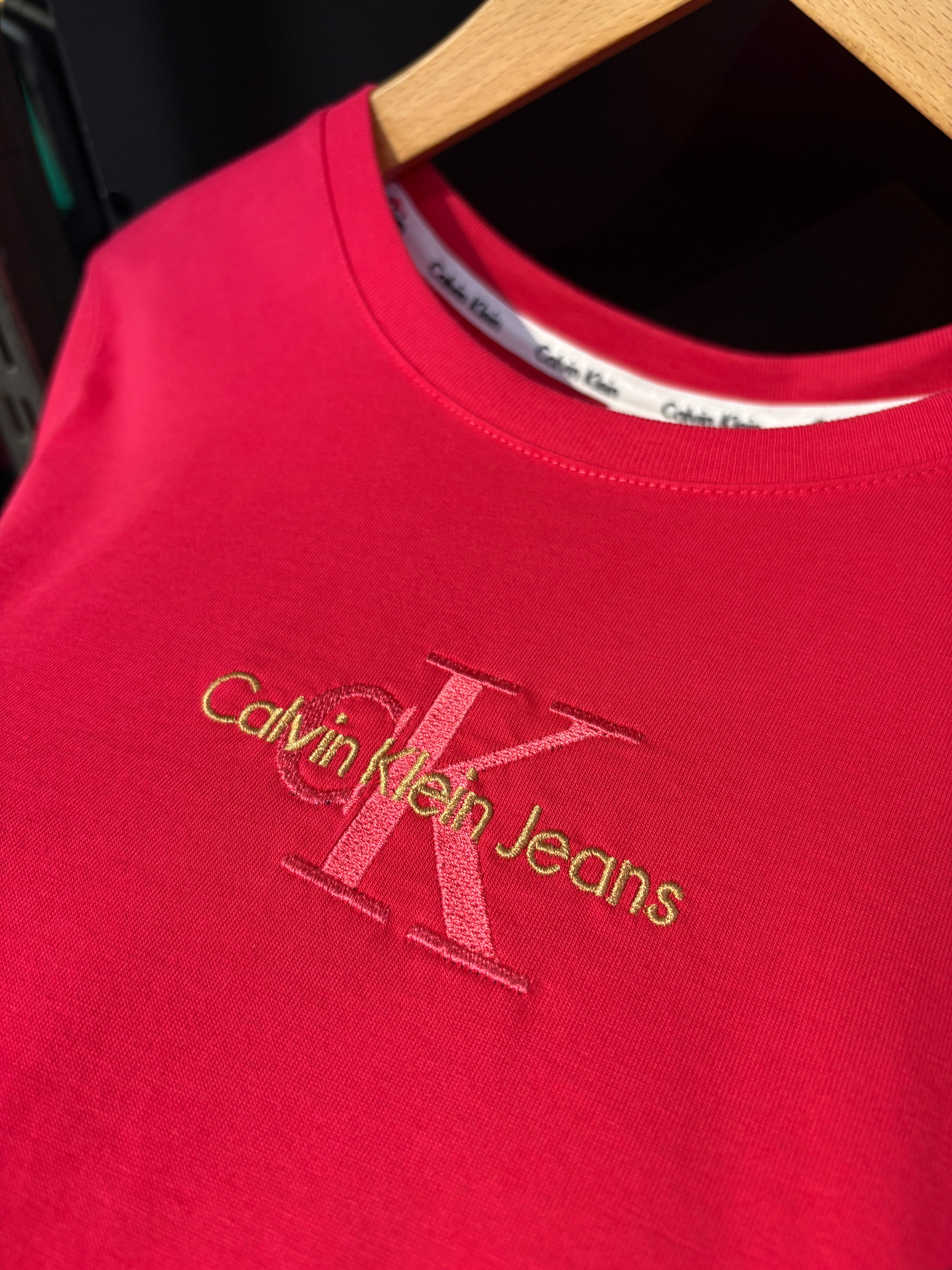 Ck Kadın Slim Monogram Tişört Code:Qbes29